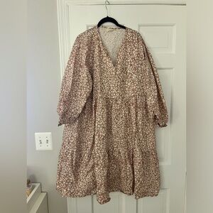 Reistor (bought on Nordstrom) 2XL pink floral below the knee dress